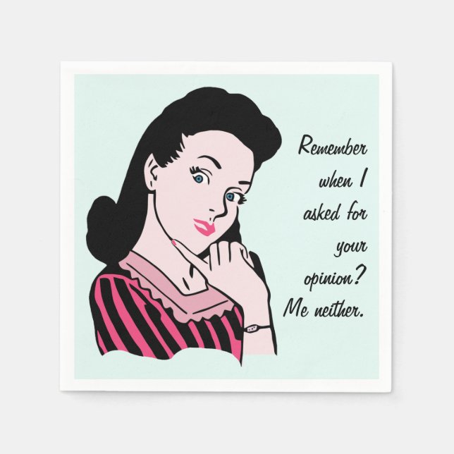 Guardanapo De Papel Sarcasm 50 (Frente)