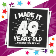 Sarcástico de 49 anos Meme Engraçado 49º aniversár