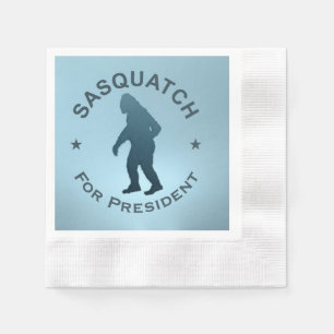 Guardanapo De Papel Sasquatch Para Presidente