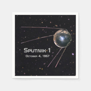 Guardanapo De Papel Satélite de Sputnik 1