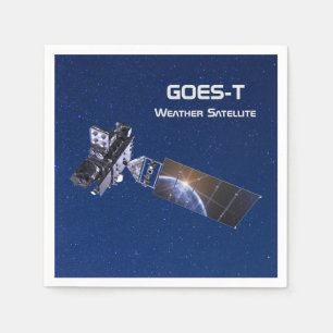 Guardanapo De Papel Satélite Meteorológico GOES-T