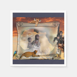 Guardanapo De Papel Saudações de África