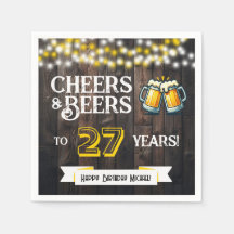 Saudações e Cervejas para 27 Anos de Festa de Aniv