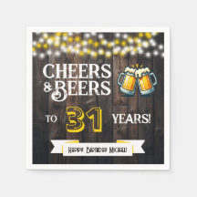 Saudações e Cervejas para 31 Anos de Aniversário R