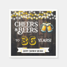 Saudações e Cervejas para 36 Anos de Aniversário R
