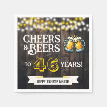 Saudações e Cervejas para 46 Anos de Festa de Aniv