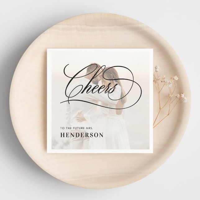 Guardanapo De Papel Saúde ao futuro Chá de panela da Sra. Photo (Criador carregado)