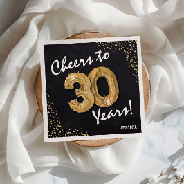 Guardanapo De Papel Saúde aos 30 anos! Aniversário de 30 anos