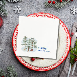 Guardanapo De Papel Saúde bebê Winter está frio lá fora