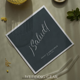 Guardanapo De Papel ¡Saúde! Espaço Cinza Minimal Qualquer Ocasiao Coqu