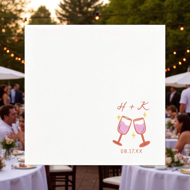 Guardanapo De Papel Saúde Festa de noivado Cocktail (Criador carregado)