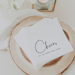 Guardanapo De Papel Saúde minimalista ao futuro Sra. Chá de panela<br><div class="desc">Os guardanapos personalizados para o seu chá de panela apresentam "aplausos para a futura sra. [name]" em uma combinação chic de script manuscrito e a elegante escrita serif. Concebido para coordenar com a nossa coleção de eventos de chá de panela minimalista moderno.</div>
