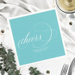 Guardanapo De Papel Saúde - Simples Casamento Azul Purista Elegante<br><div class="desc">Saúde - Simples Casamento Azul Purista Elegante Napkin</div>