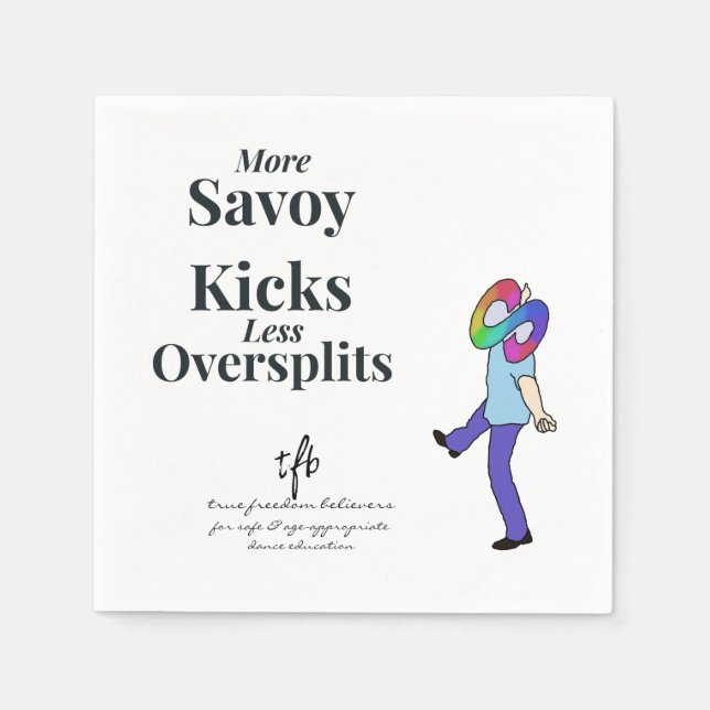 Guardanapo De Papel Savoy Kicks vs. Oversplits (Frente)
