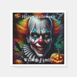 Guardanapo De Papel Scary Cloween Party Personalizado