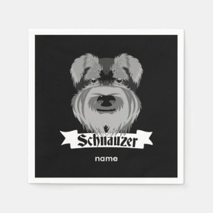 Guardanapo De Papel Schnauzer Bonito