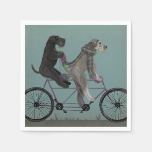 Guardanapo De Papel Schnauzer Tandem