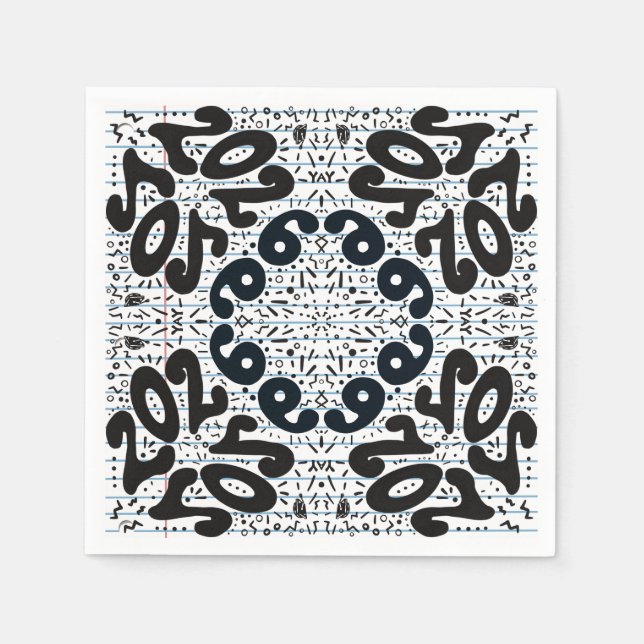 Guardanapo De Papel School’s Out Forever Loose Leaf Paper (Frente)
