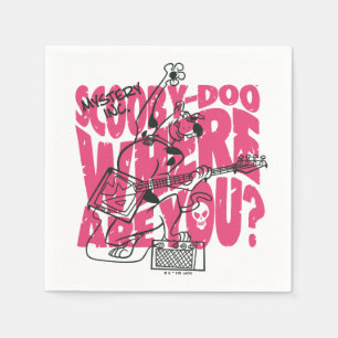 Guardanapo De Papel Scooby-Doo Onde Você Está Punk Guitar Riff
