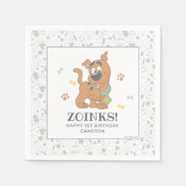 Guardanapo De Papel Scooby-Doo Primeiro Aniversário