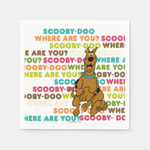 Guardanapo De Papel Scooby-Doo que funciona "onde é você? "