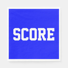 Guardanapo De Papel SCORE Esportivo Branco Texto Atlético no Azul Real