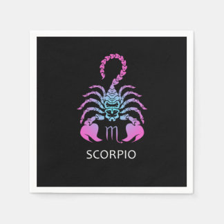 Guardanapo De Papel Scorpio Zodiac Sign Scorpio Birthday Gift