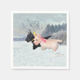 Guardanapo De Papel Scottie Pups