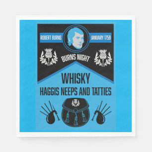 Guardanapo De Papel Scottish Burns Night Super