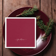 script elegante a cores burgundy