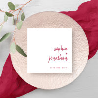 Script Minimalista Moderno | Casamento Vermelho Ma