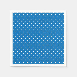 Guardanapo De Papel Seamless blue background polka dot pattern 