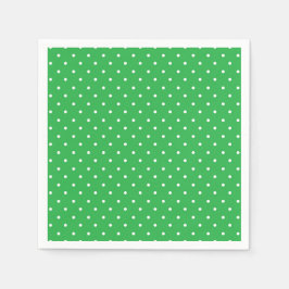 Guardanapo De Papel Seamless green background polka dot pattern