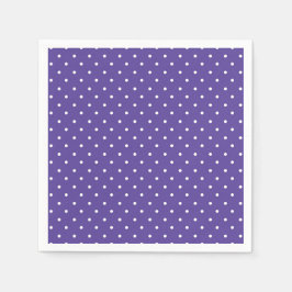 Guardanapo De Papel Seamless  medium purple polka dot pattern