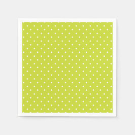 Guardanapo De Papel Seamless pattern  bright lime polka dot pattern