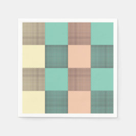 Guardanapo De Papel Seamless plaid pattern  