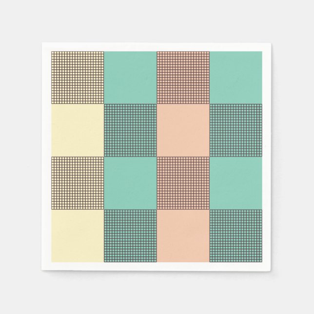 Guardanapo De Papel Seamless plaid pattern   (Frente)