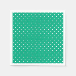 Guardanapo De Papel Seamless solid teal polka dot pattern