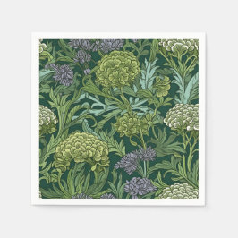 Guardanapo De Papel Seamless William Morris style floral pattern
