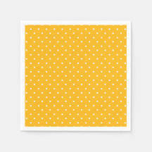 Seamless yellow-orange  polka dot  pattern 
