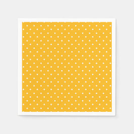 Guardanapo De Papel Seamless yellow-orange  polka dot  pattern 
