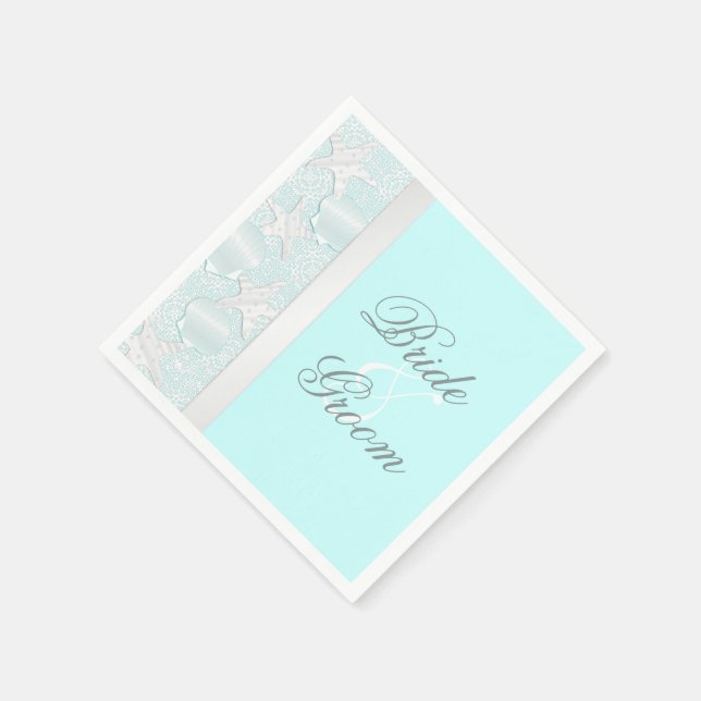 Guardanapo De Papel Seashells e Starfish Napkins (Canto)