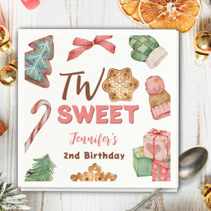 Guardanapo De Papel Segundo aniversário de inverno de Natal - Bonita C