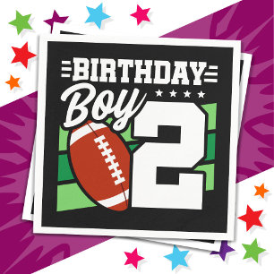 Guardanapo De Papel segundo aniversário de Tema do Partido de Futebol