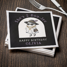 Guardanapo De Papel Segundo aniversário do Halloween - Fantasma Dois B