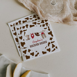 Guardanapo De Papel Segundo aniversário Seco d Rodeo Western Cowboy