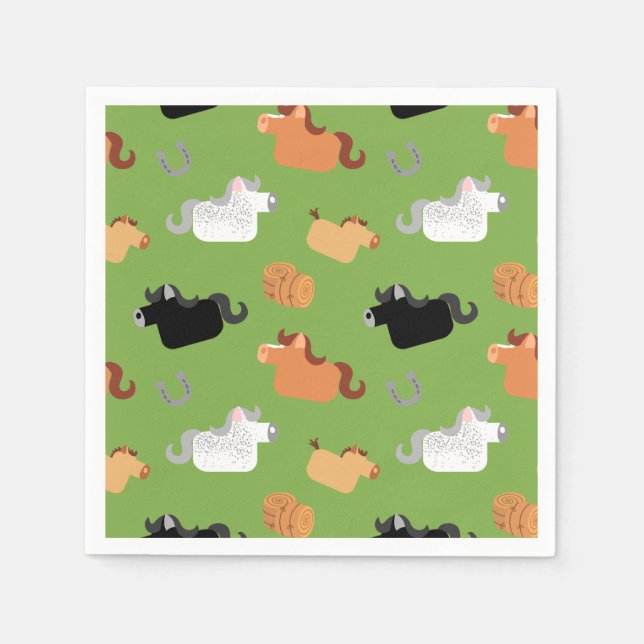 Guardanapo De Papel Segure seus cavalos (Frente)