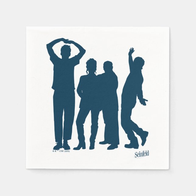 Guardanapo De Papel Seinfeld | Gráfico Silhouette Group (Frente)
