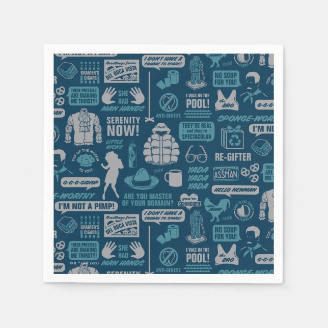 Guardanapo De Papel Seinfeld | Padrão-memória (Frente)