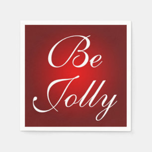 Guardanapo De Papel Seja Jolly Red White Christmas Colors Holiday Desi